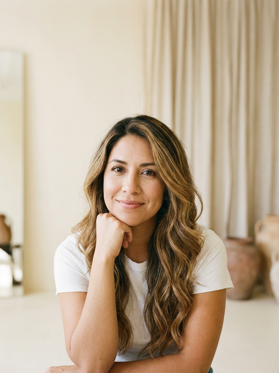 Colorist with balayage hair